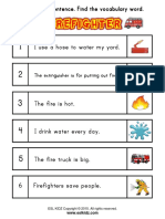 I Use A Hose To Water My Yard.: Read Each Sentence. Find The Vocabulary Word