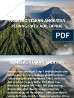 Pemberontakan Angkatan Perang Ratu Adil (Apra)