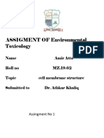 ASSIGMENT of Environmental Toxicology 12