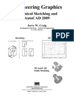 Engineering Graphics: Technical Sketching and Autocad 2009