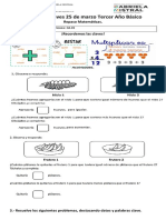 Actividad Jueves 25 de Marzo