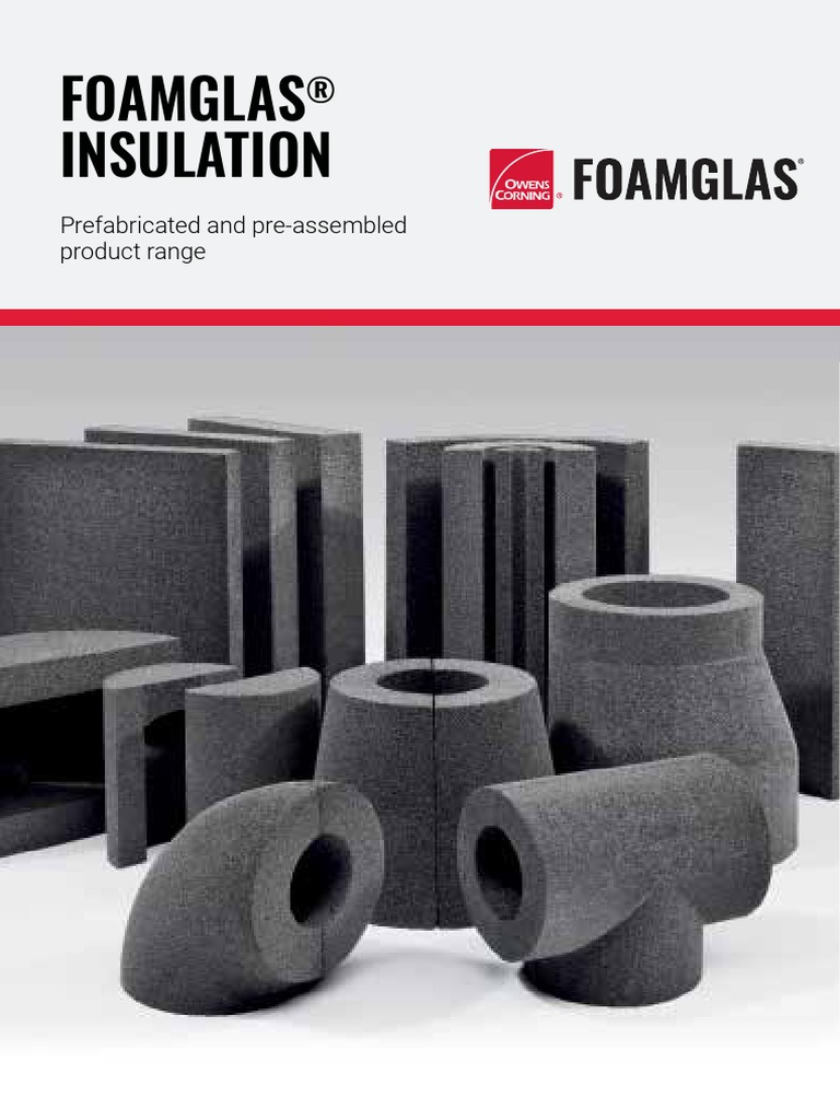 Foamglas Insulation Installation Guidelines PDF Pipe (Fluid