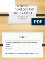 Science Technology and Society Task 1