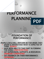 Performance Planning Foundation