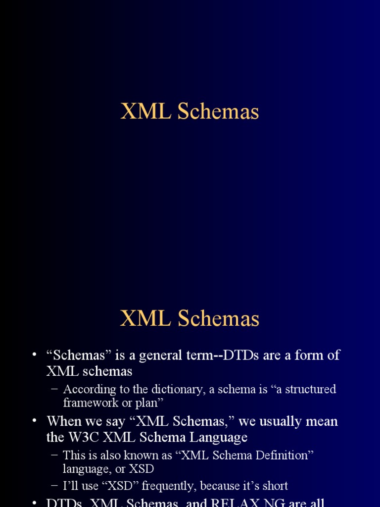 Schemas | PDF | Xml Schema | Xml