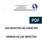 GÉNESIS DE LOS DEFECTOS 29082021