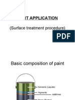 Paint Application: (Surface Treatment Procedure)
