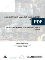 Man Slide Valve Low Load Emissions Test 