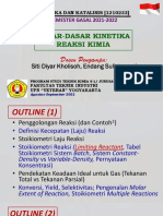 2 - Dasar-Dasar Kinetika Reaksi Kimia - Gasal 2021-2022 - Tim