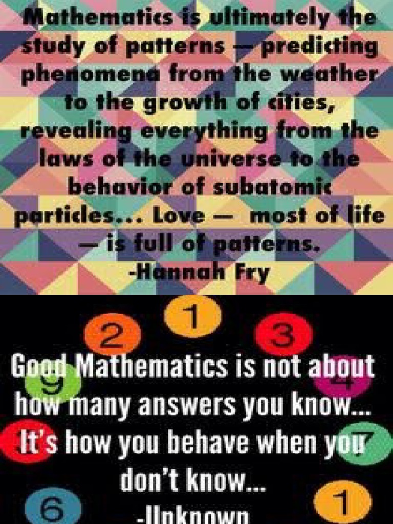 Patterns Numbers in Nature The World PDF