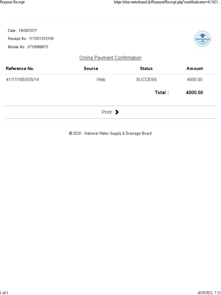 Water Bill Template | PDF