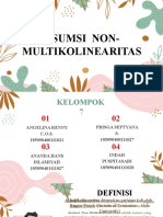 KELOMPOK 7 - Asumsi Non-Multikolinearitas