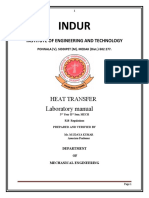 Heat Transfer Lab Manual