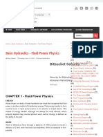 Basic Hydraulics - Fluid Power Physics 