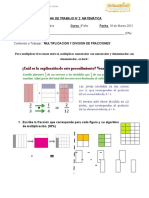 Ficha 2-8º MULTIPLICACION Y DIVISION DE FRACCIONES