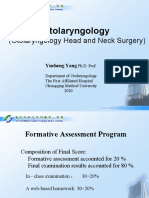 Otolaryngology: (Otolaryngology Head and Neck Surgery)
