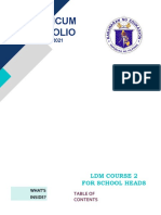 Practicum Portfolio: LDM Course 2 For School Heads