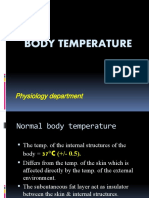 Body Temperature: Physiology Department
