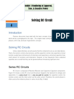 Lecture Note No. 2 - Solving RC Circuit