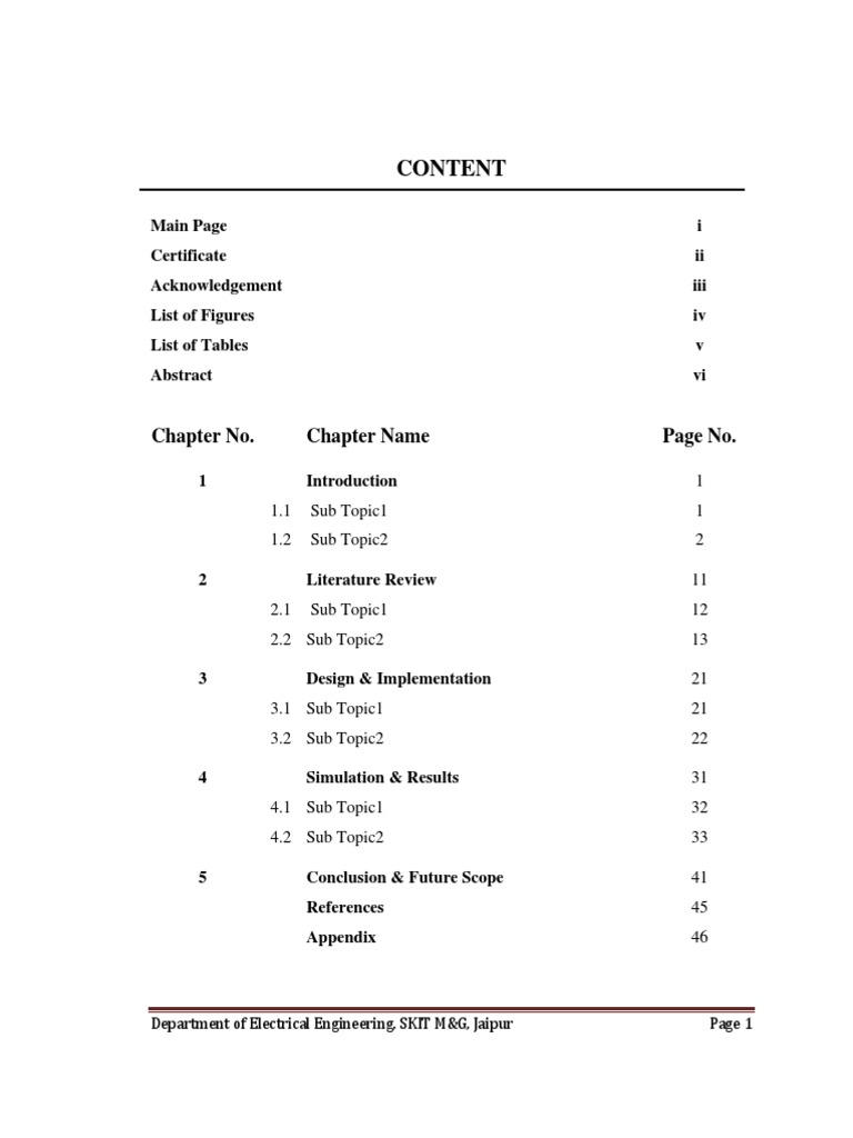 Electrical Engineering Project Overview | PDF | Technology & Engineering