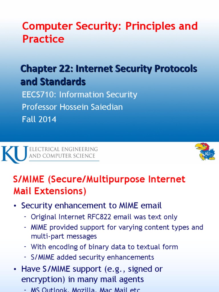 An Overview of Key Internet Security Protocols and Standards for ...