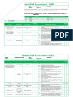 Generic Risk Assessment - RA01: General Work at Height Page 1 of 3