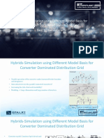 Hybrids-Simulation Using Different Model Basis For Converter Dominated Distribution Grid