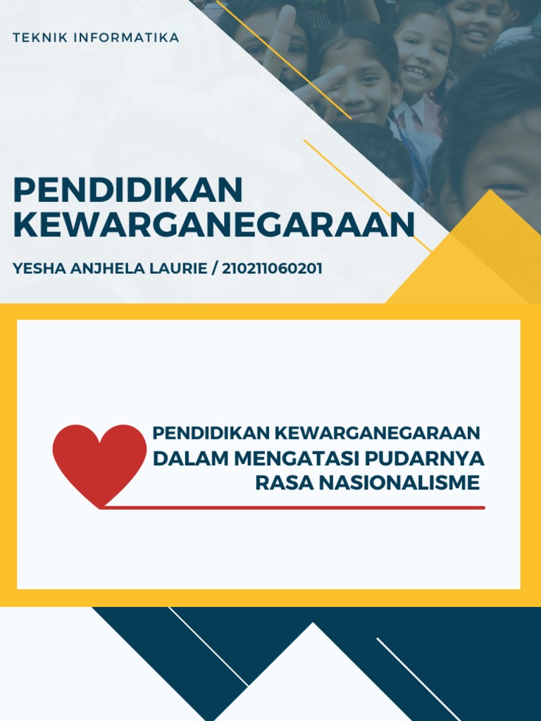 Pendidikan Kewarganegaraan: Memantik Semangat Nasionalisme Generasi Muda