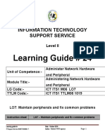 Learning Guide # 24: Information Technology Support Service