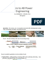 Intro To AB Power Engineering: By: Adornado C. Vergara, Ph.D. AB Engineer