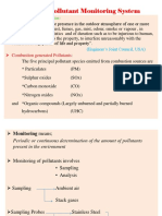 Study of Pollutant Monitoring System