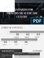 Primary Healthcare Centre Standards