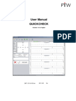 QUICKCHECK Software Manual