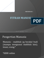 Pertemuan 1 - Fitrah Manusia