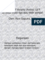 5. Anova Uji Beda Tiga Atau Lebih Sampel