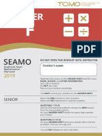 Seamo Past Paper F 2019