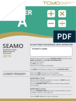 Seamo Past Paper A 2019