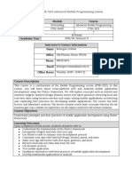 ITSE3123 Advanced Mobile Programming Flutter