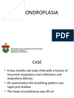 Achondroplasia: Orthopaedic and Traumatology Department Faculty of Medicine Hasanuddin University