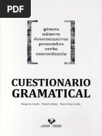 Cuestionario Gramatical