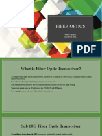 Fiber Optics: Vaibhav Sonewane R&D, Potp-Fpga