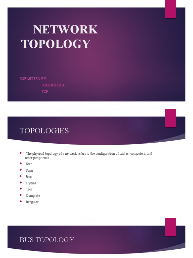 FDP Networking Topologies Overview | PDF | Network Topology | Computer ...