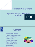 UNDP Procurement Guide