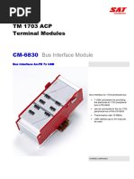 Sat TM 1703 Acp PDF 745kb | PDF | Automation | Control Theory