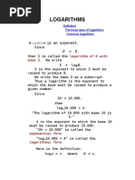 LOGARITHMS