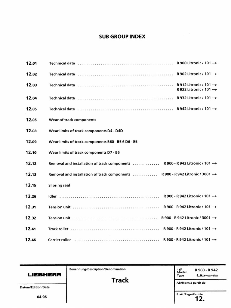 12 Track Components | PDF