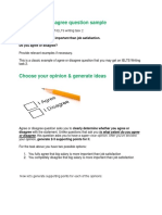 IELTS agree/disagree extent essay structure