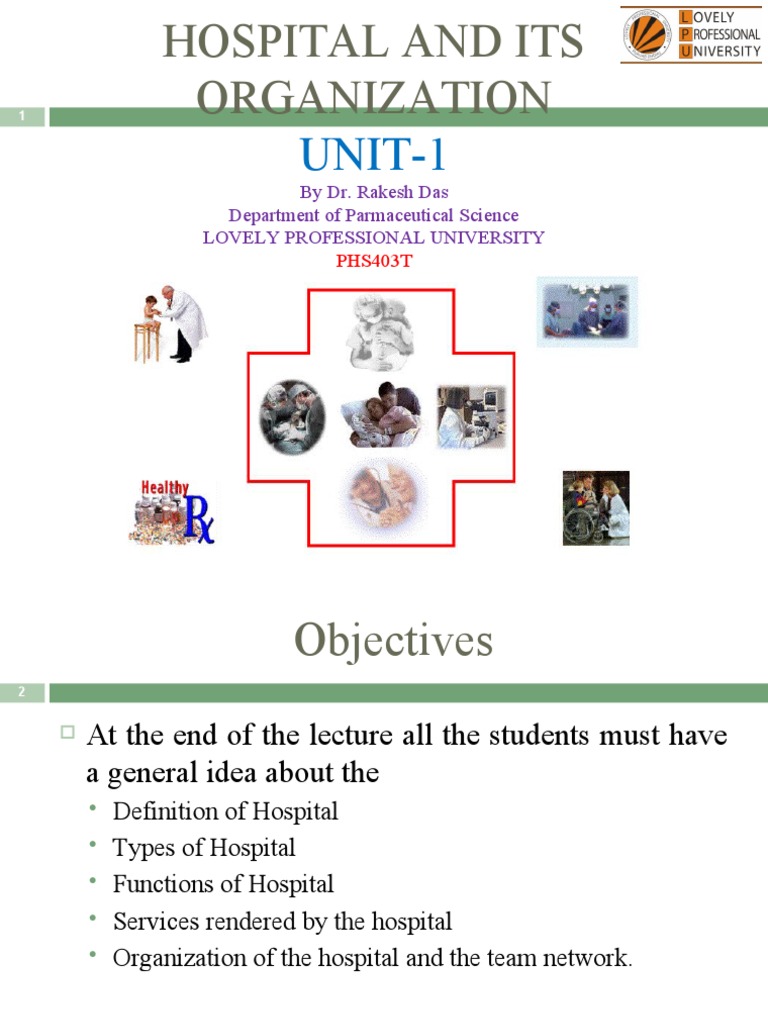 UNIT-1. Hospital and Its Organization | PDF | Hospital | Health Care