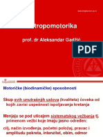 Antropomotorika: Prof. DR Aleksandar Gadžić
