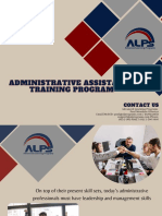 Administrative Assistants Training Program